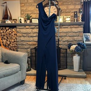 Navy blue jumpsuit